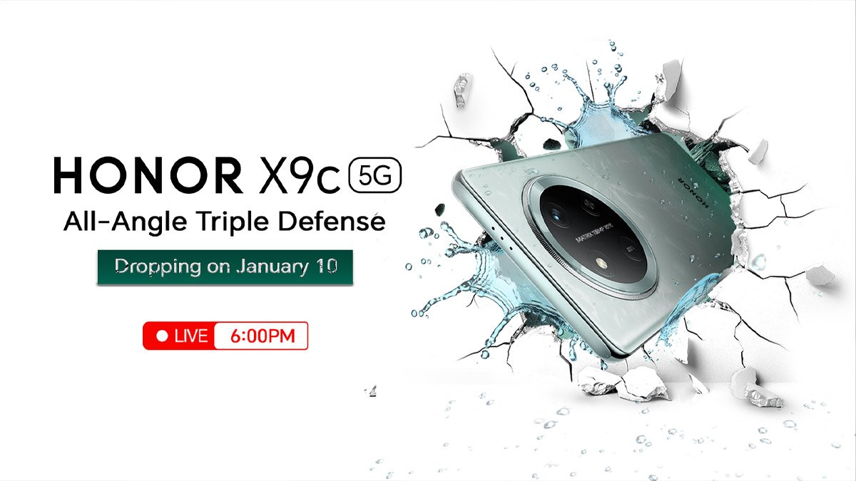 CONFIRMED: HONOR X9c 5G is Coming on January 10 but Can It Survive a 500FT Drop Test?