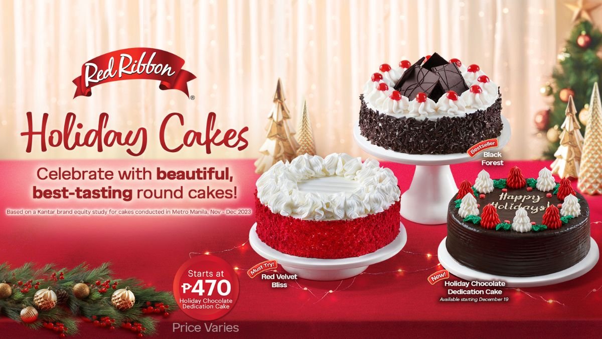 Red Ribbon Holiday Cakes: The Perfect Sweet Centerpiece