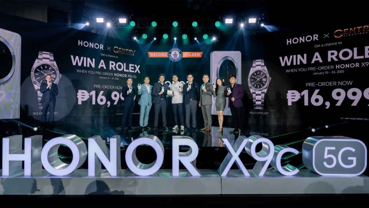 Win a ROLEX Watch by Pre-ordering HONOR X9c 5G