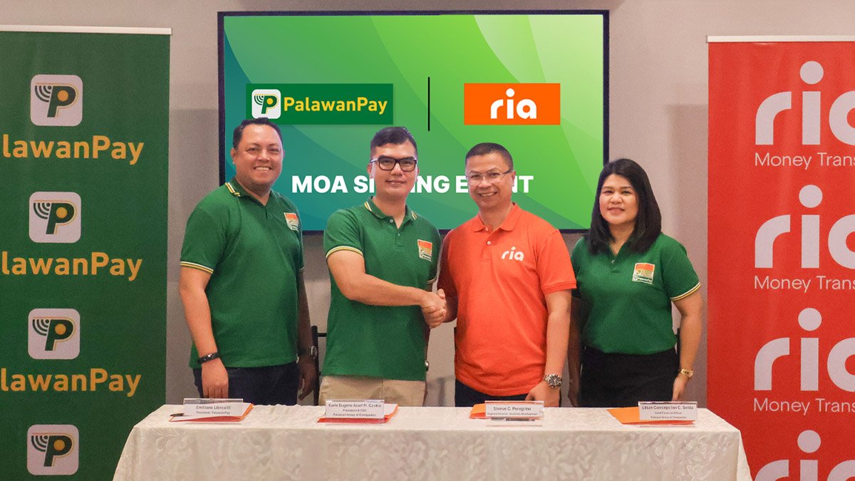 PalawanPay Launches Send Money Abroad Service with RIA Money Transfer