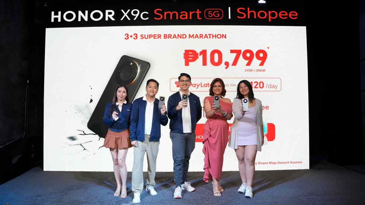 Get HONOR X9c Smart 5G for only Php 10,799 on Shopee 3.3 Sale