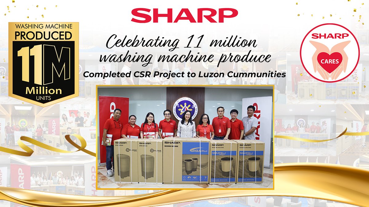 Sharp Philippines Completed CSR Project to Luzon Communities