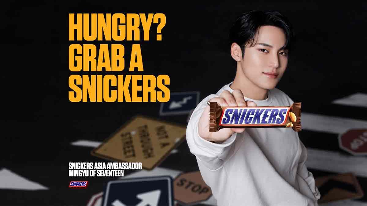 MINGYU Joins SNICKERS as New Asia Ambassador