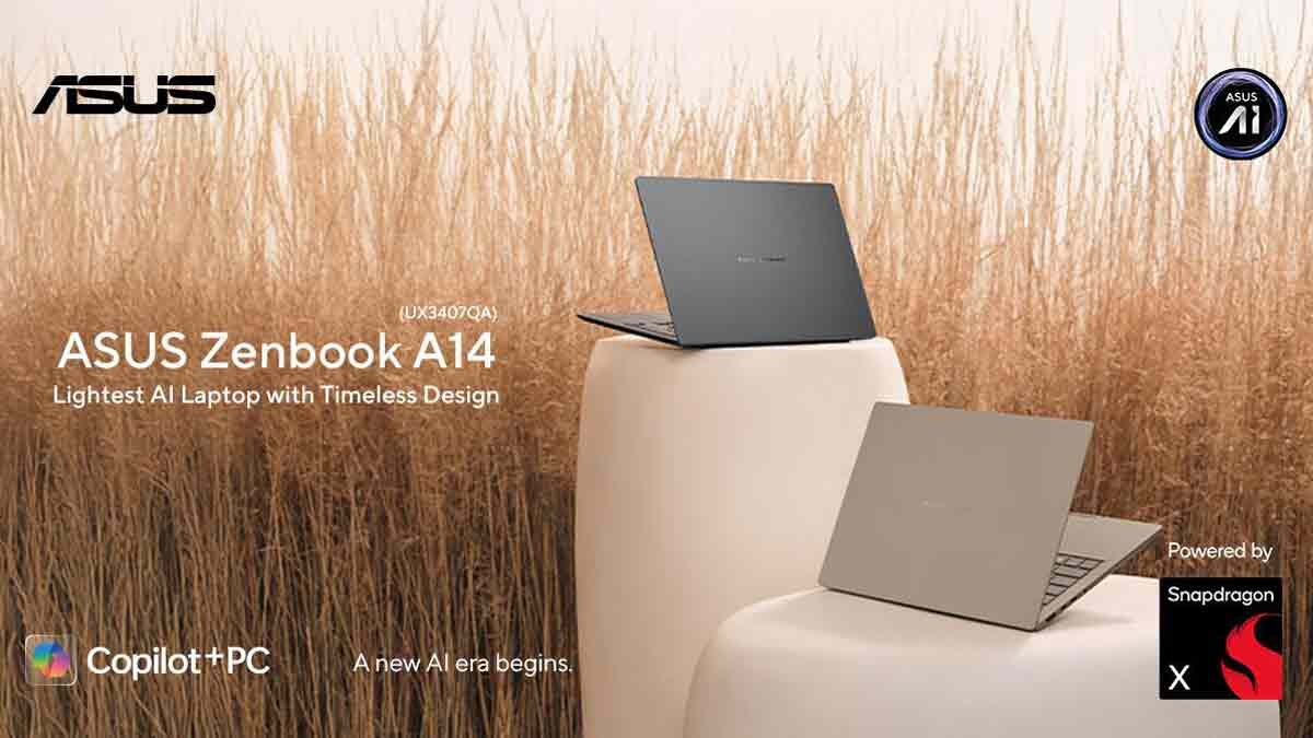 ASUS Zenbook A14: Lightest Zenbook AI Laptop in the Philippines