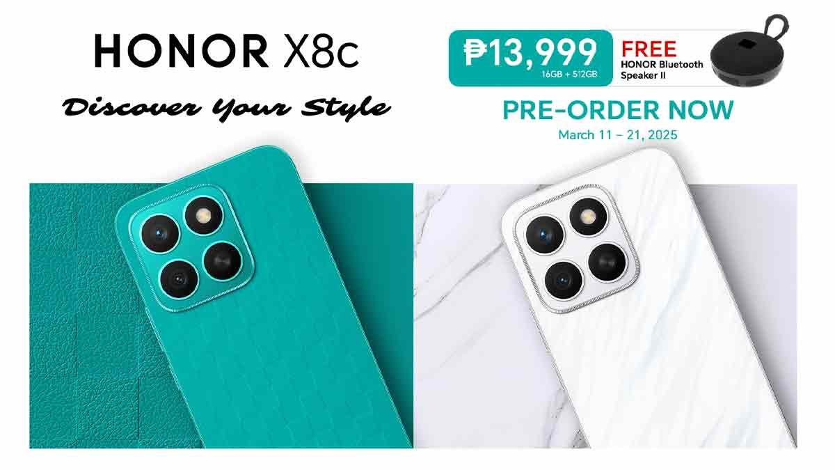 HONOR X8c: Stylish Smartphone for Students at Only Php 13,999