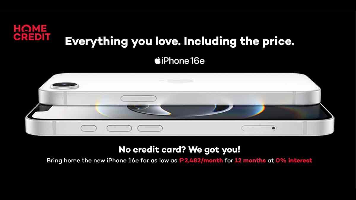 Get iPhone 16e With Home Credit Deals, Flexible Installment Plans