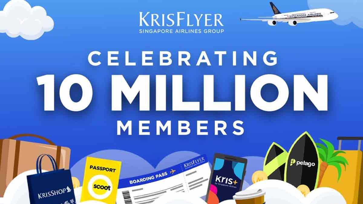 KrisFlyer Celebrates 10 Million Members with Exclusive Promotions