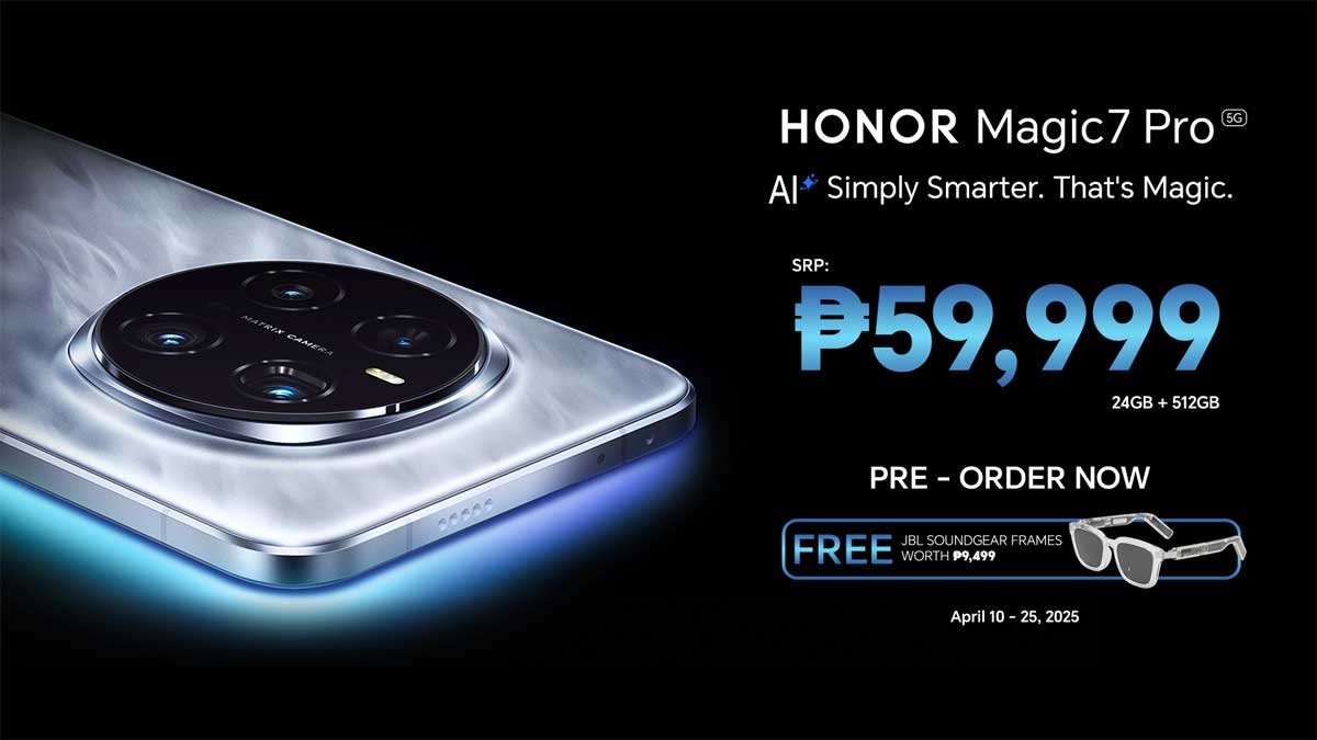 AI-heavy HONOR Magic7 Pro now available for only Php 59,999
