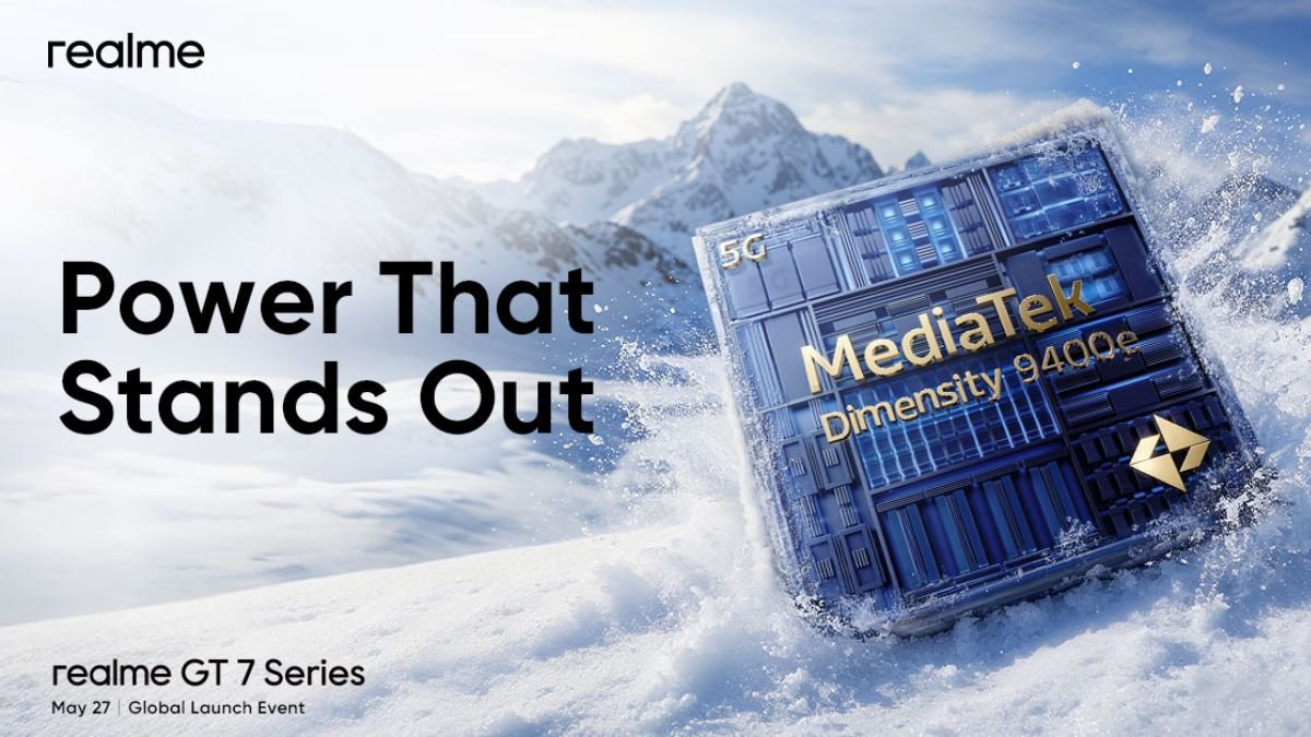 realme GT 7 Powered by Dimensity 9400e Set for Global Debut on May 27 