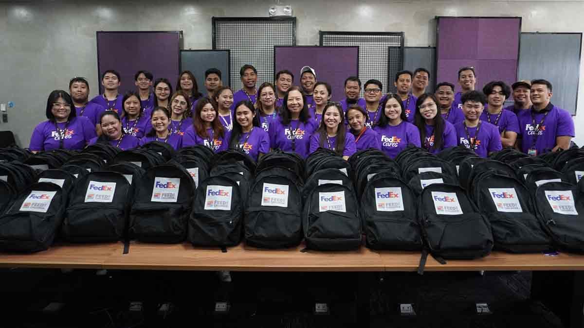 FedEx continues its collaboration with Feed the Children to support education and communities by donating school supplies to children in Cebu and Negros Oriental