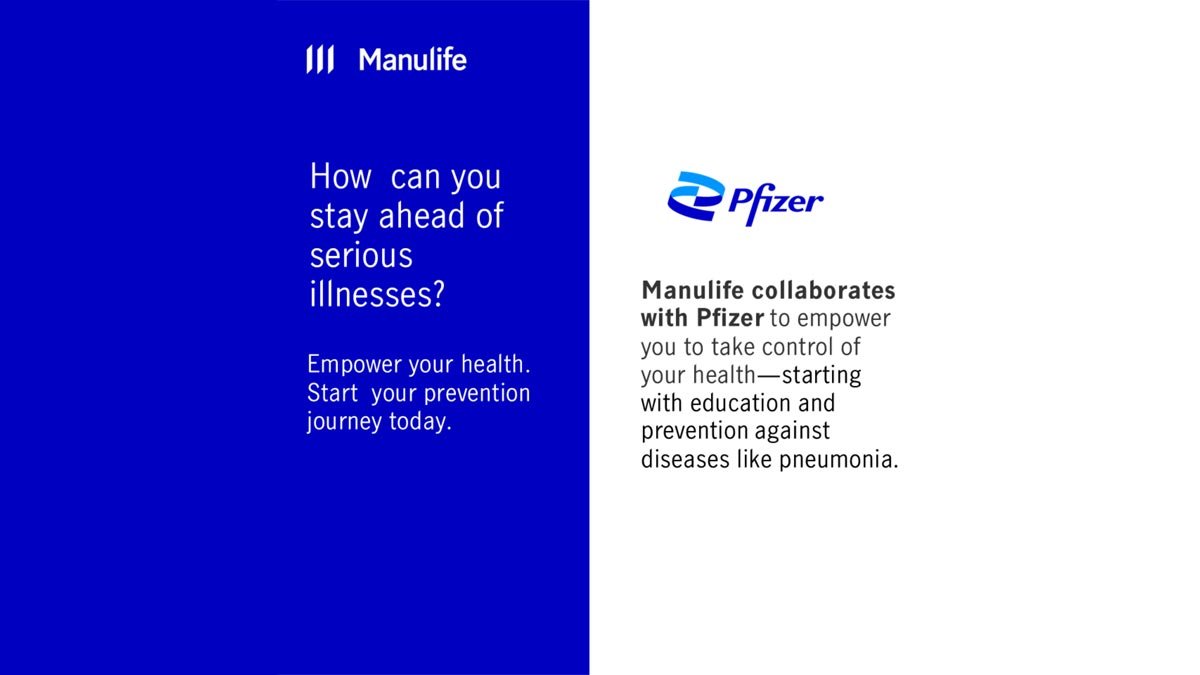Manulife Collaborates with Pfizer to Strengthen Commitment to Health