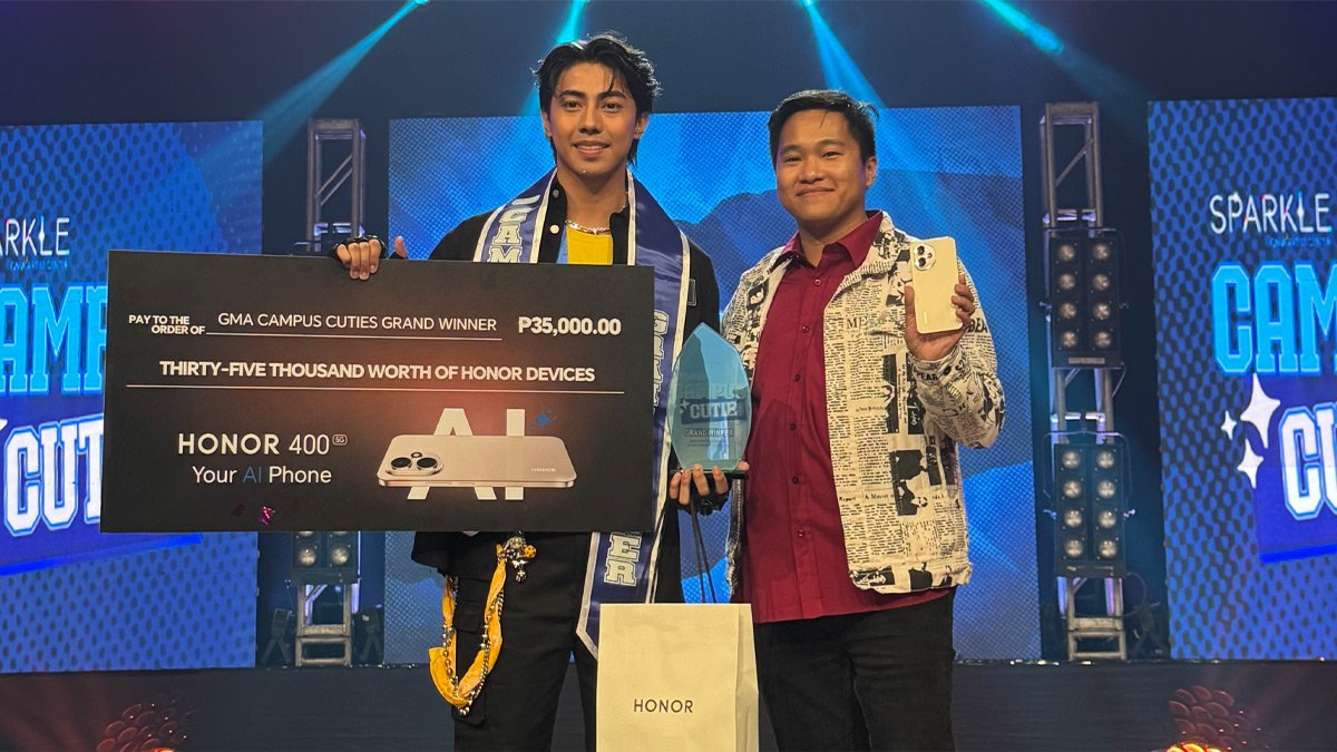 GMA with HONOR 400 5G crown Mad Ramos as Ultimate Sparkle Campus Cutie