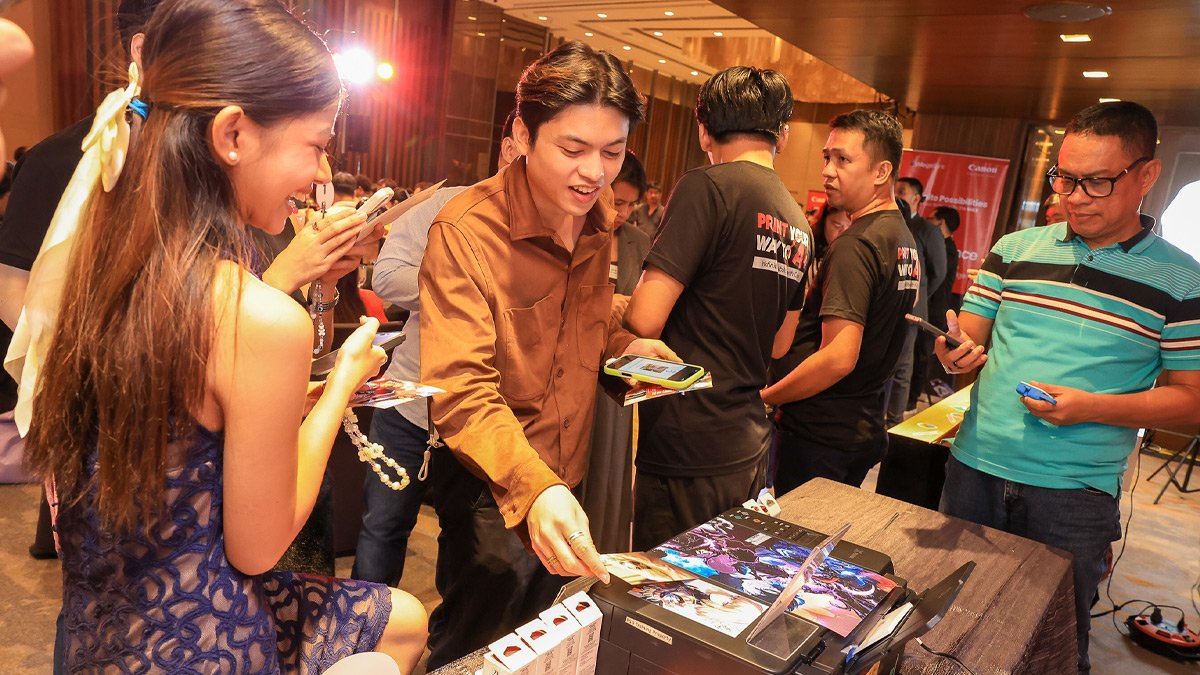 Event attendees explored Canon's range of affordable, high-quality printers, all well-suited for students preparing for the new school year.