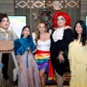 (L–R) Queer content creators Tiny Deluxe, Belle Rodolfo, Rica Salomon, and Tita Baby with TikTok Communications Lead for the Philippines, Bea Bautista
