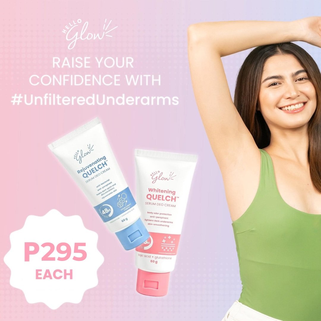 Stay confidently fresh with Hello Glow Quelch Serum Deo Cream