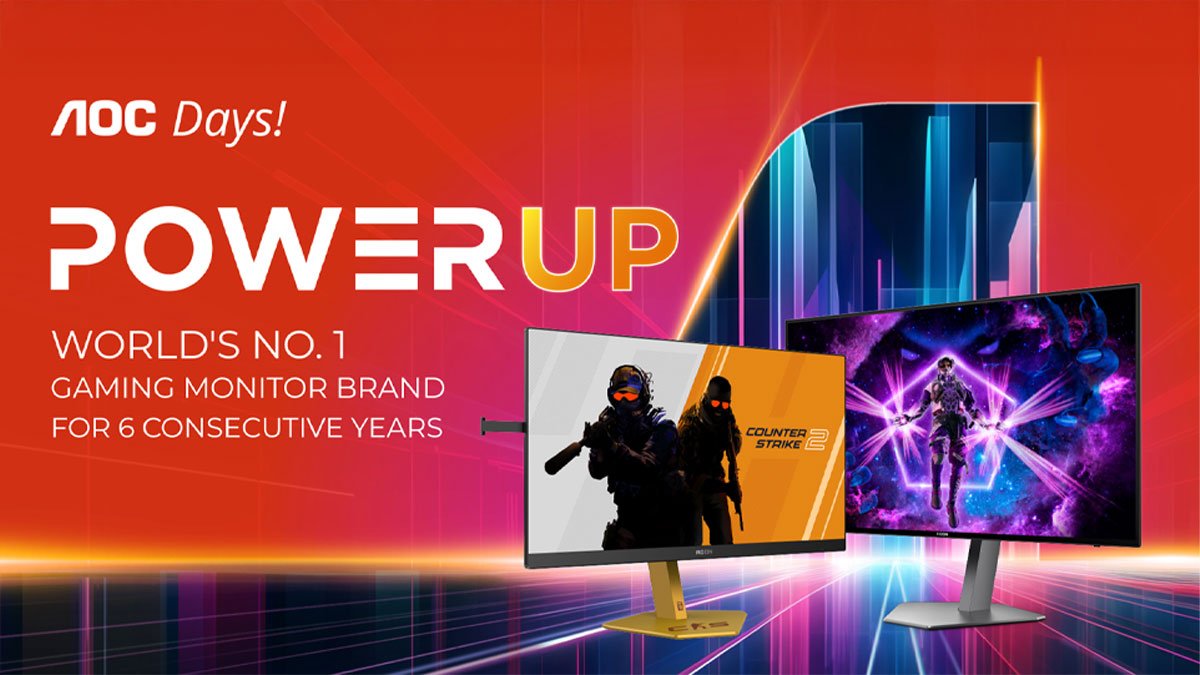 AOC Days 2025: Power Up with World’s No.1 Gaming Monitor Brand