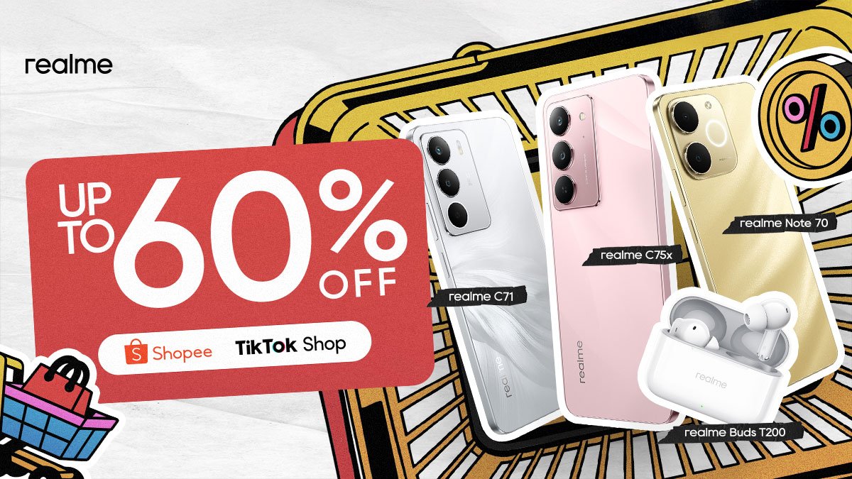 Score up to 60% on realme FanFest 2025 discounts this August