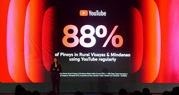 Google Country Manager for the Philippines Prep Palacios underscores YouTube’s strength nationwide with the finding that 88% of Filipinos in rural Visayas and Mindanao regularly use the platform