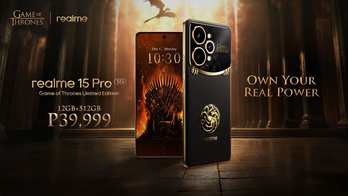 realme Expands 15 Series 5G Lineup with 15 Pro Game of Thrones Limited Edition, realme 15T 5G