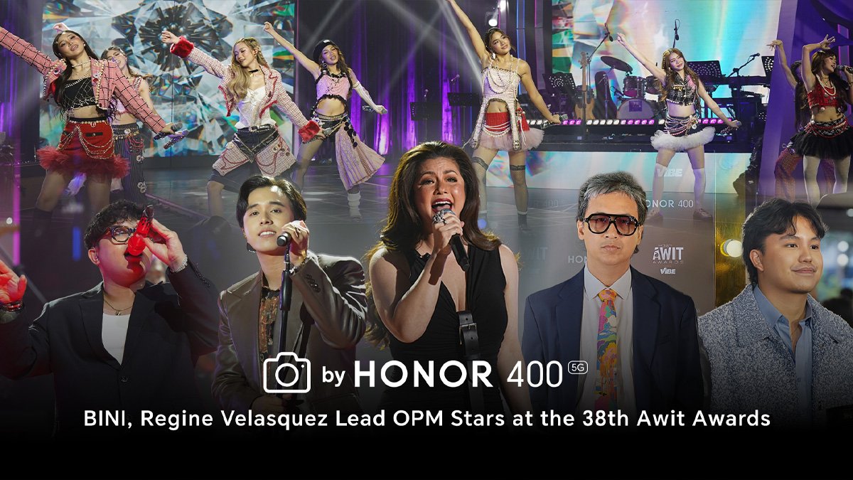 OPM Stars Captured by HONOR 400 5G at the 38th Awit Awards