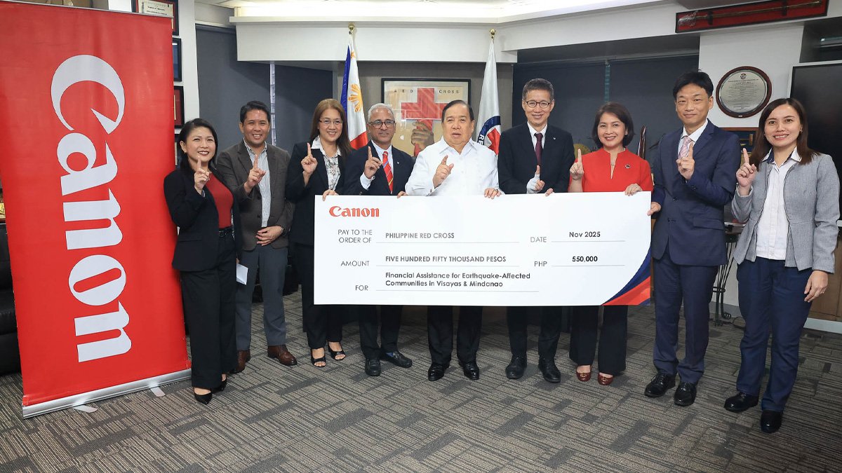 Canon Philippines Strengthens Support for Philippine Red Cross
