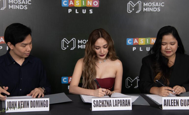 Sachzna Laparan Joins Casino Plus as Its Newest “Friend of the House” Under Mosaic Minds Talents Inc.