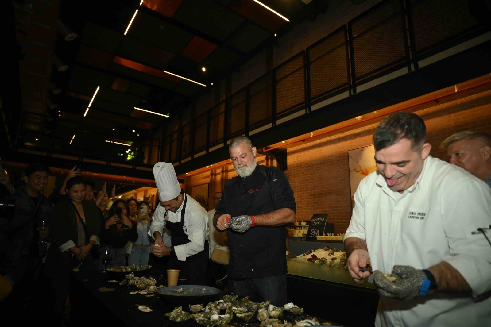 Some of the Philippines_ Renowned Chefs battle it out in an Oyster Shucking Competition