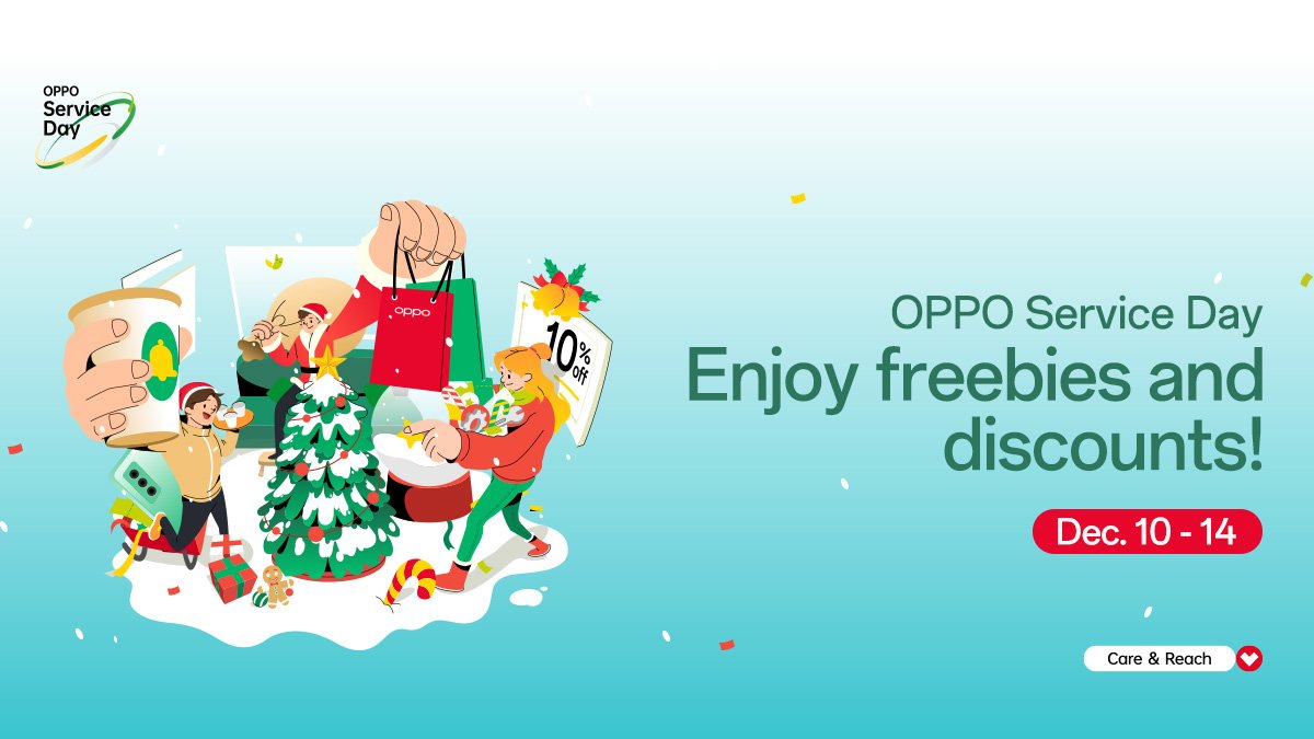 Treat Your OPPO Device to a Holiday Checkup at OPPO Service Day