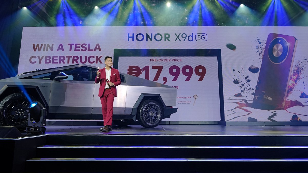 HONOR X9d 5G Pre-order Giveaway is a P17M Tesla Cybertruck