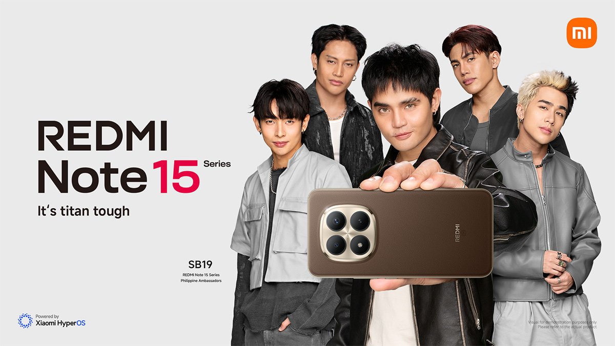 SB19 Named Official Ambassadors of the REDMI Note 15 Series in the Philippines