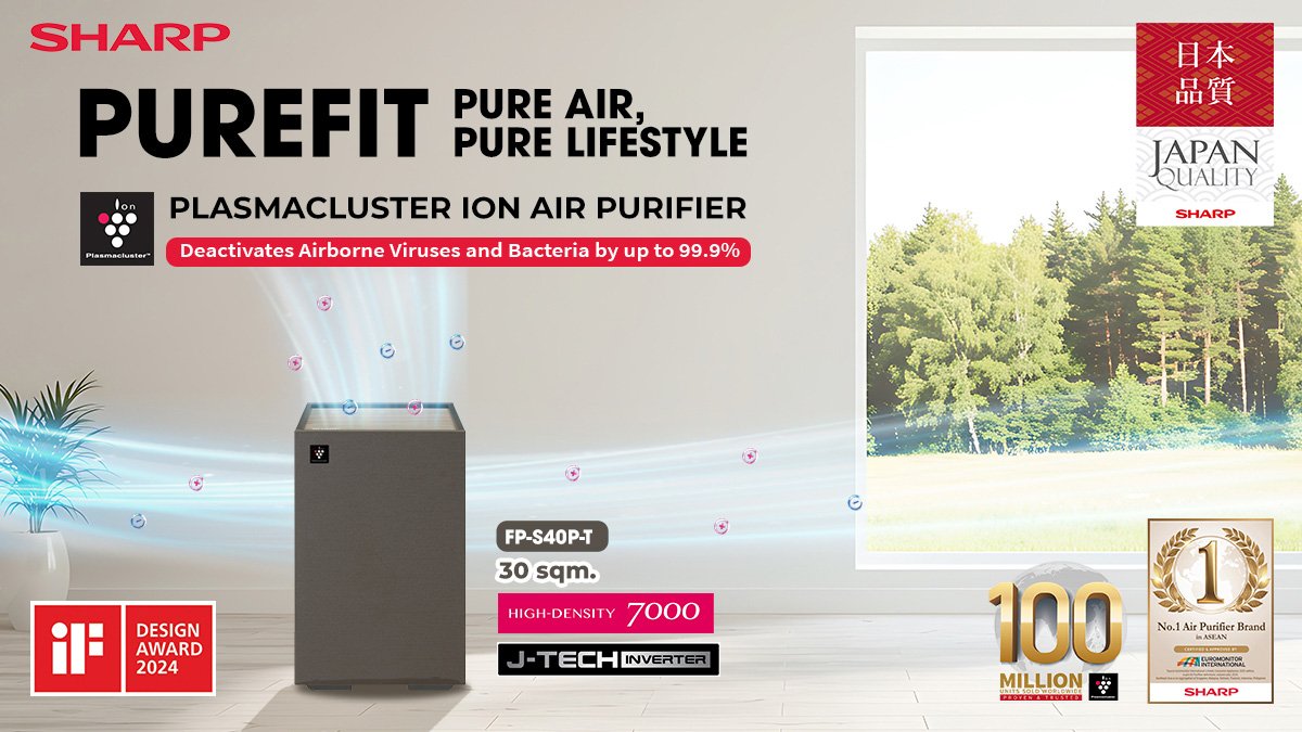 Sharp Promotes Healthier Indoor Living Through Compact and Efficient Air Care Solutions