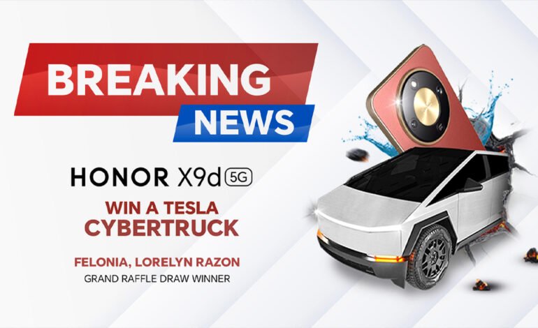 BREAKING NEWS: HONOR X9d 5G Buyer Wins Brand-New Tesla Cybertruck