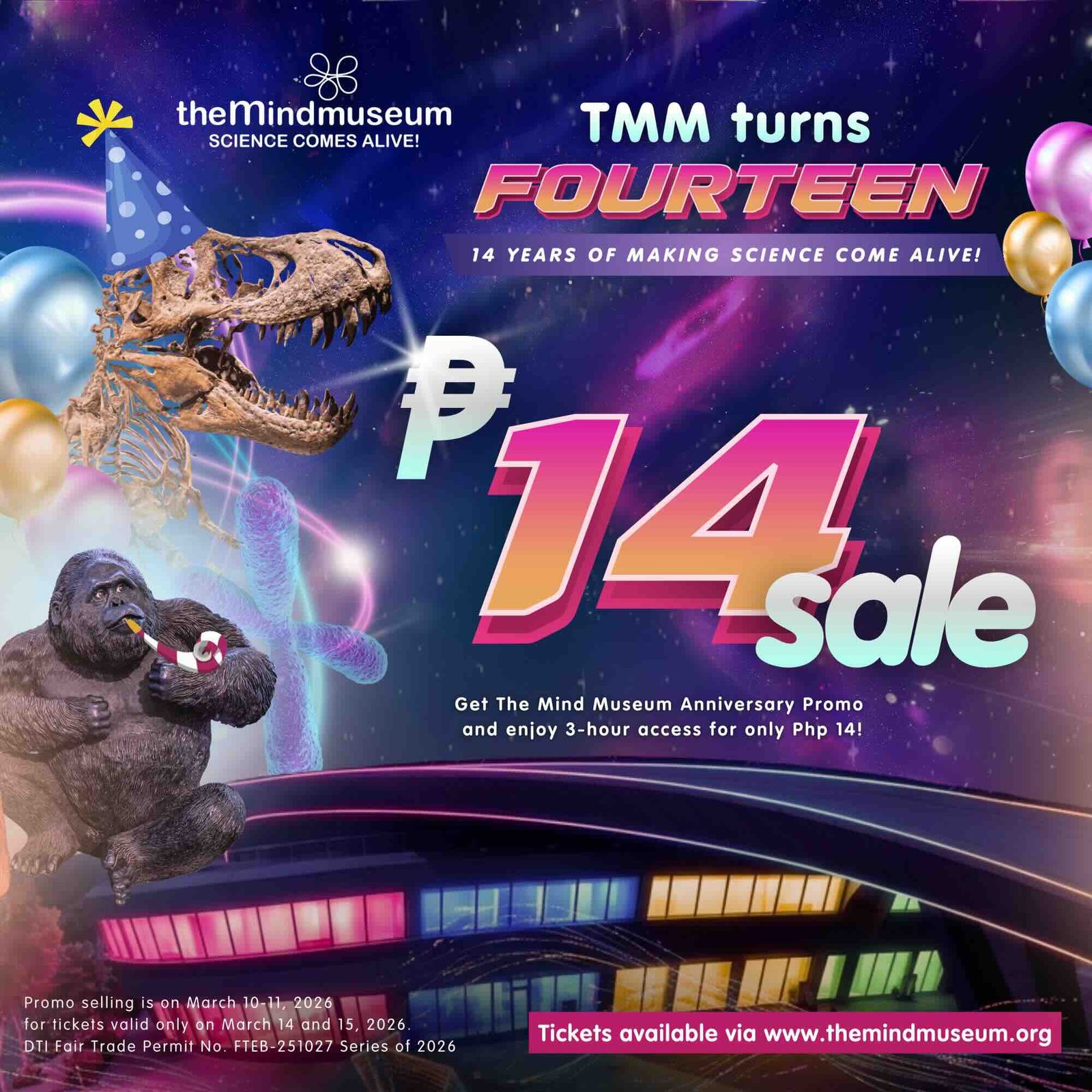 Since opening in 2012, The Mind Museum has inspired millions of visitors by bringing the wonders of science to life.