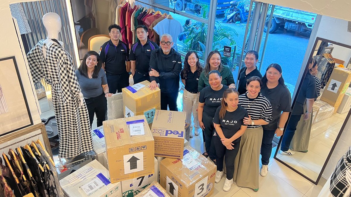 Renowned Filipino designer Rajo Laurel trusts FedEx to deliver his creations across the globe, ensuring each delicate and meaningful piece is handled with care and arrives in perfect condition.
