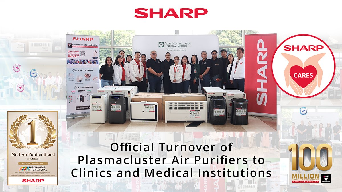 Sharp Philippines Supports Clinics and Medical Institutions
