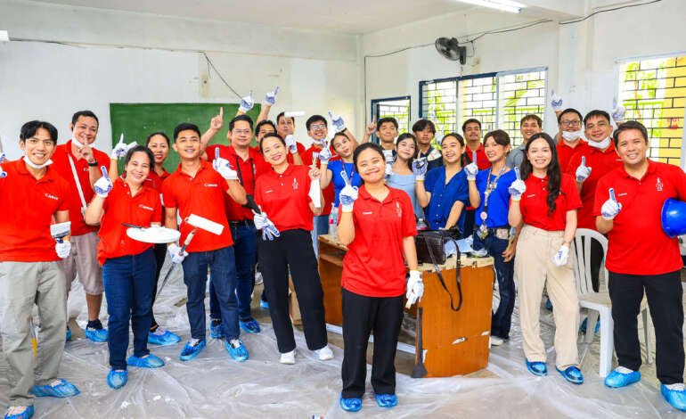 Canon Marketing Philippines Leads Brigada Eskwela to Help Prepare Lagro High School for the New School Year