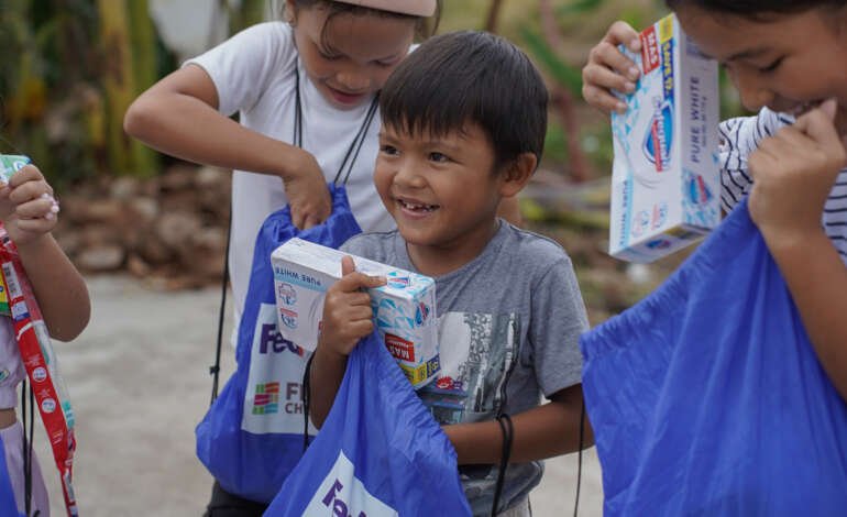 FedEx Supports 2,400 Filipino Students with Hygiene Kits