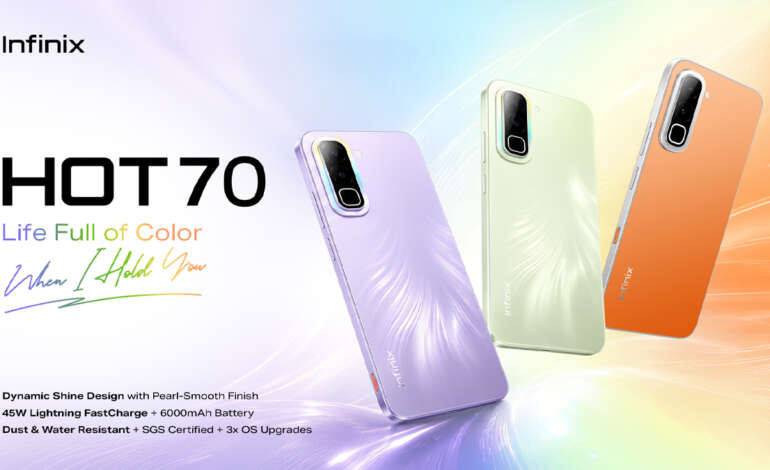 Infinix Launches HOT 70: Standout Style and Everyday Power Under ₱10,000
