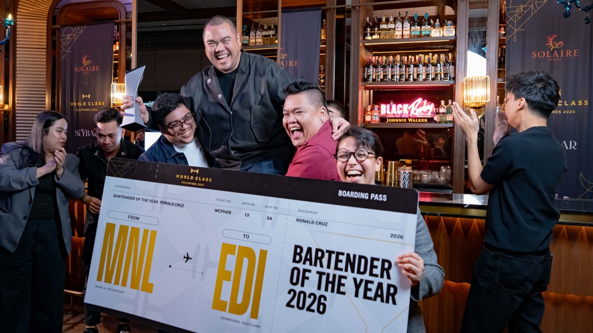 Ronald Cruz of Fat Cat Named World Class Philippines 2026 Bartender of the Year