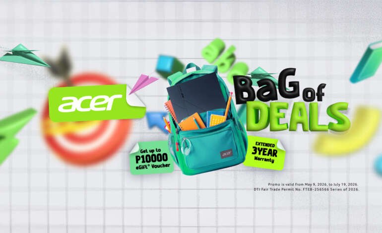 Acer’s ‘Bag of Deals’ promo offers the perfect laptop for every kind of student