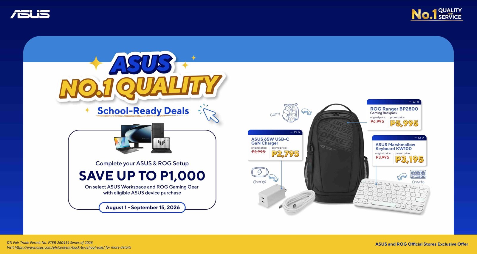 ASUS No. 1 Quality,