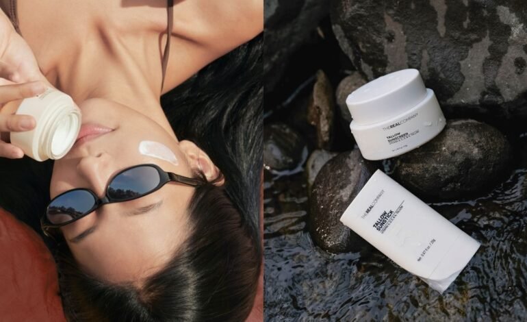 The Real Company Debuts With Tallow Sunscreen, Tallow Sunstick