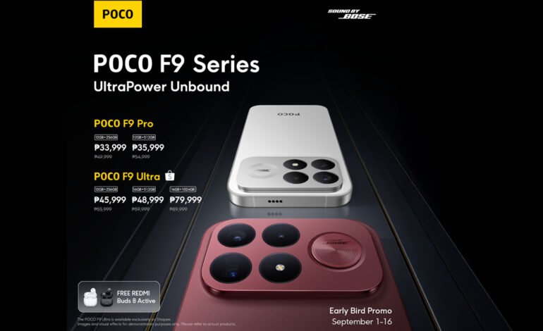 POCO F9 Series Debuts in the Philippines with Flagship Power and 185FPS Gaming