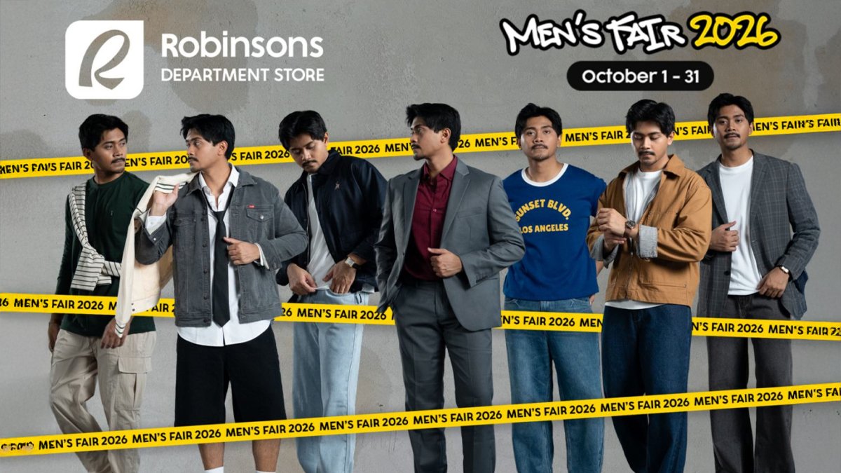 Robinsons Department Store Celebrates Men’s Fair This October